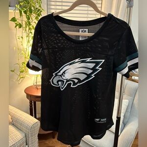 NFL Philadelphia Eagles Womens Mesh Jersey T Shirt